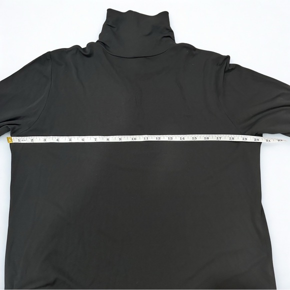 Eileen Fisher Black Turtleneck Long Sleeve Size L 100% Silk Mélange Turtleneck - Picture 9 of 10